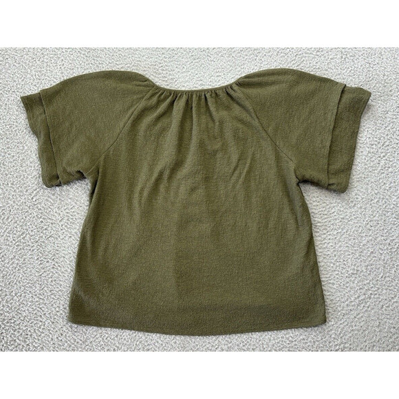 Olive Green Women's Top - Picture 8 of 11